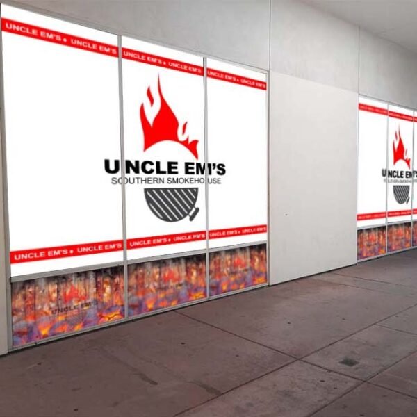 Business Window Wrap